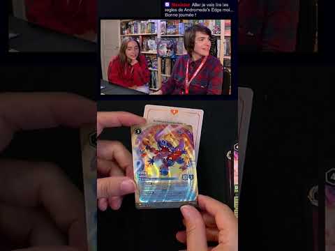 STITCH ENCHANTEE en ouvrant un booster Lorcana en direct sur ma chaîne | #lorcanacards