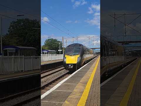 Grand Central Class 180 Adelante Passing Brookmans Park Station for Kings Cross (29/07/23)