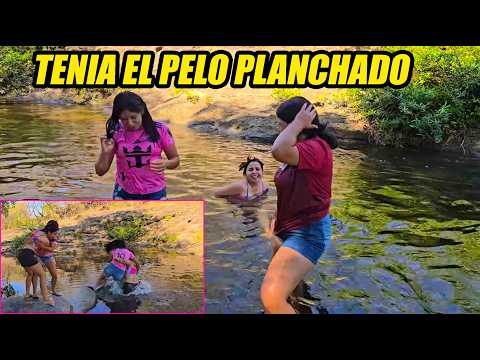 Yamileth lanzo al agua a Esmeralda.😮