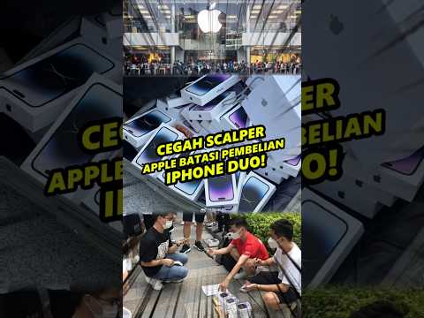 Cegah Scalper, Apple Batasi Pembelian iPhone Duo!