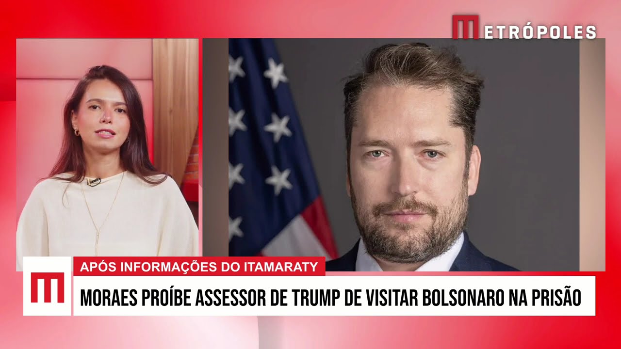 Moraes proíbe assessor de Trump de visitar Jair Bolsonaro na prisão