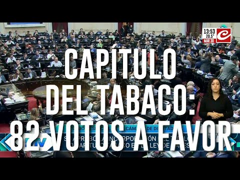 Ley Bases: el capítulo del tabaco se aprobó con 82 votos a favor