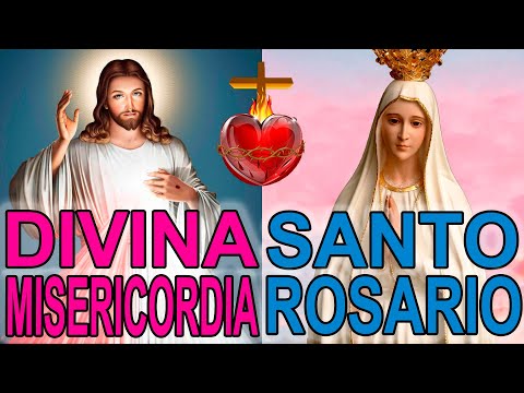 Coronilla ala Divina Misericordia Santo Rosario del dia de hoy Domingo Misterios Gloriosos