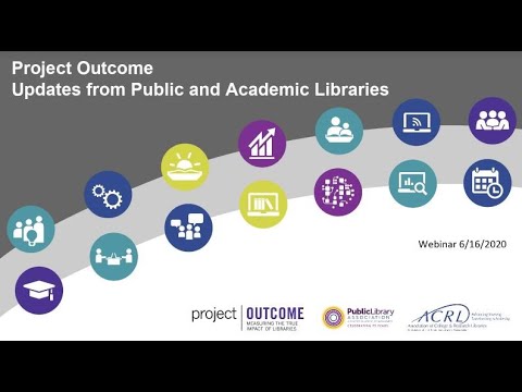 Project Outcome: Updates from Public and Academic Libraries