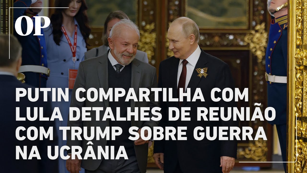 Lula conversa com Putin após encontro do russo com Trump sobre guerra na Ucrânia