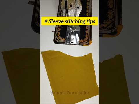 Blouse sleeve 🧵stitching🪡tips for beginners #diy #tamil #fashion #trending #new #shorts #subscribe