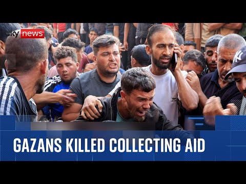 Israeli tanks kill dozens waiting for aid in Gaza, Hamas-run health ministry says