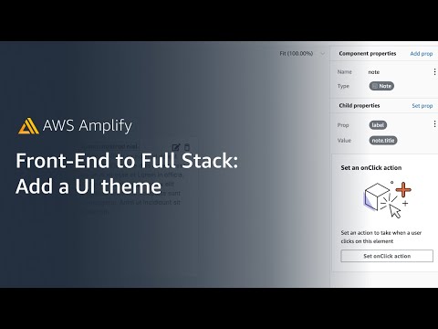 Frontend to Full Stack: Connect Data Models to UI Components | Amazon Web Services