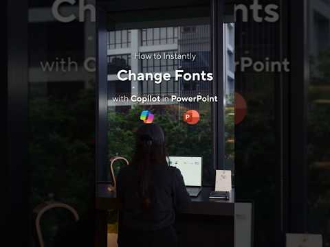 How to Instantly Change Fonts with Copilot in Power Point | ASUS Copilot+ PC