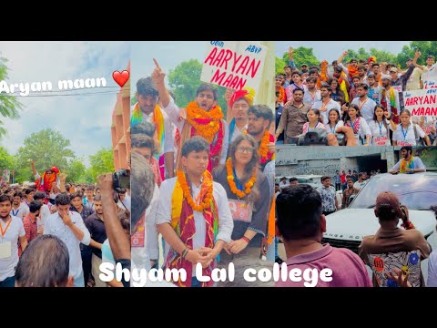 "DUSU Pre-Election Heat 🔥 | Aryan Maan Rocked Shyam Lal College!" 