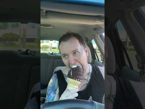 Eating a Chocolate Dipped Vanilla Cone | Dairy Queen