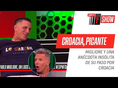 ¡DURÍSIMO! #Migliore sorprendió a #Fantino en #ESPNFShow con esta anécdota de #Croacia