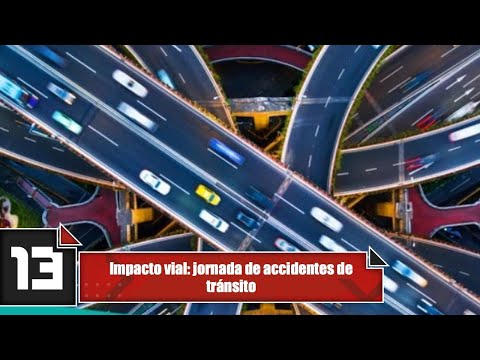 Impacto vial: jornada de accidentes de tránsito