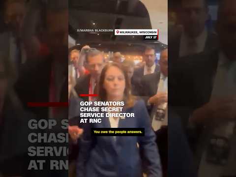 GOP senators chase Secret Service director at RNC