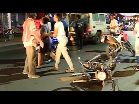 Choque entre motocicletas deja 3 personas heridas