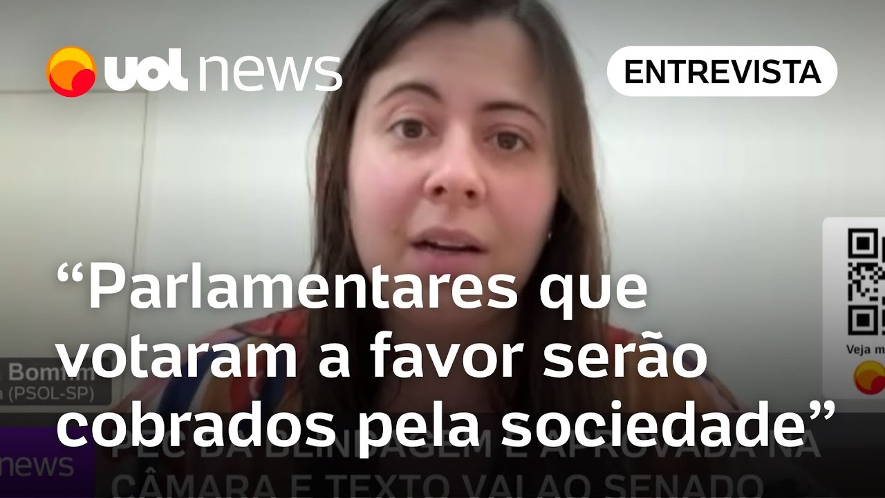Sâmia critica governo Lula e PT e diz que PEC da Blindagem ‘une corruptos e golpistas’
