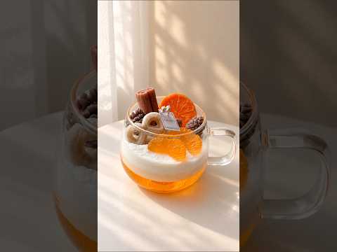 🍊オレンジとシナモンの秋色ソイジェルキャンドルの作り