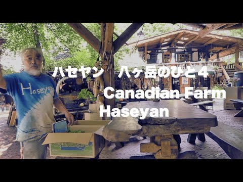 高校時代、京都から通い続けた八ヶ岳で、早朝は畑仕事、レストランでランチの調理をした後、丸太の家をチェーンソーで建てる71歳のハセヤン