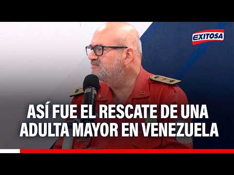 🔴🔵 USAR Perú revela cómo logró rescatar a una adulta mayor tras los terremotos en Venezuela