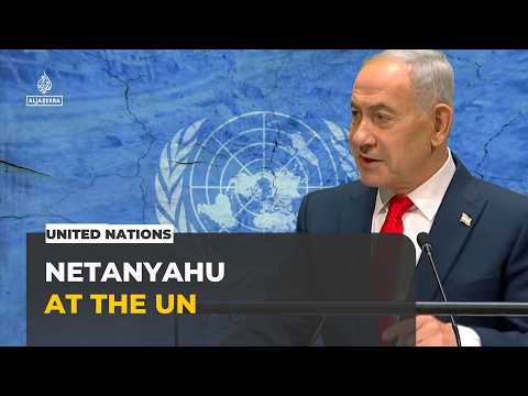 Netanyahu defends Israel's war strategy in UNGA speech after mass walkout