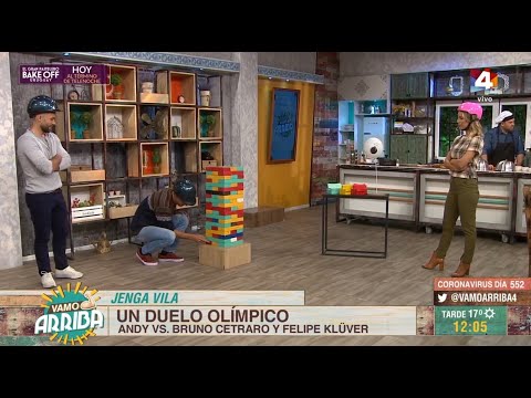 Vamo Arriba - Un duelo olímpico: Andy vs. Bruno Cetraro y Felipe Klüver en el Jenga Vila