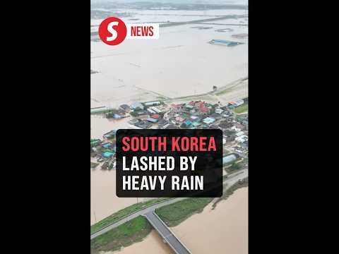 South Korea lashed by heavy rain, more than 100 evacuated