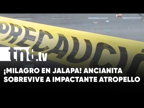 ¡Terrible imprudencia! Conductor borracho deja al borde de la muerte a ancianita en Jalapa-Nicaragua