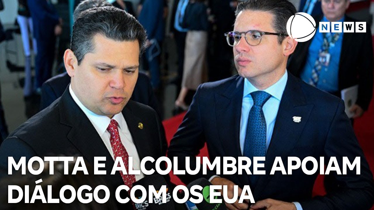 Motta e Alcolumbre defendem diálogo com os EUA após taxa