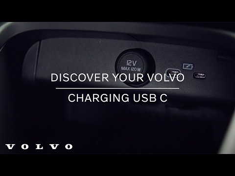 Charging smart devices with USB C | Volvo Cars