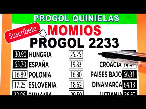 Momios Progol 2233 | Progol Revancha 2233 Momios | Progol 2233 Momios  | #progol2233