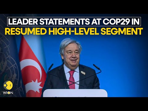 COP29: Leader statements at COP29 in resumed high-level segment | World News | WION LIVE