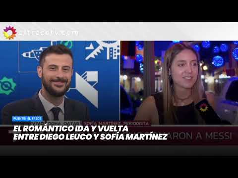 El romántico ida y vuelta entre Diego Leuco y Sofía Martínez- Minuto Argentina