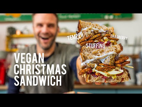 VEGAN CHRISTMAS SANDWICH | OUR BEST SELLING SANDWICH!!
