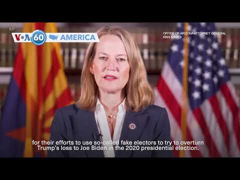 VOA60 America -Arizona indicts Meadows, Giuliani and 16 others in case over 2020 election in Arizona