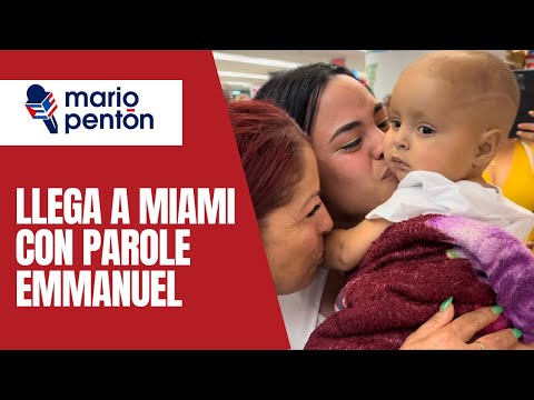 Llega a Miami Emmanuel, el menor cubano con una rara enfermedad