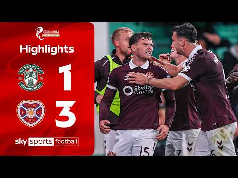 Hearts cruise to derby success! 😮‍💨 | Hibernian 1-3 Hearts | Scottish Premiership Highlights