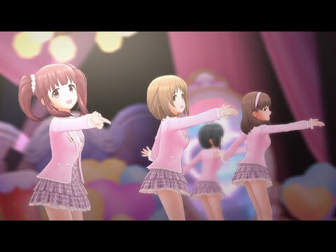 【デレステ MV】Heart Voice【佐久間まゆ、三村かな子、緒方智絵里、小日向美穂　ラブミースクールガールver.】