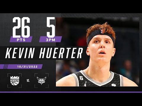 Kevin Huerter HAUNTS Hornets with 26 PTS, 5 3PM as Kings get the W video clip 
