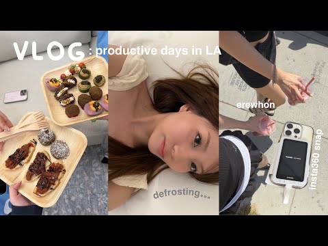 VLOG: defrosting &amp; finding my spark, study with me, doing LA <strong>things</strong>, new Insta360 Snap