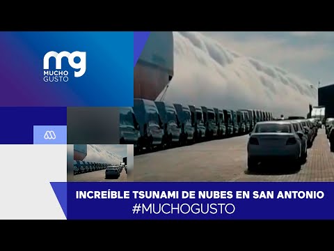 #MuchoGusto / Impresionante tsunami de nubes en San Antonio: Meteorólogo explica este fenómeno