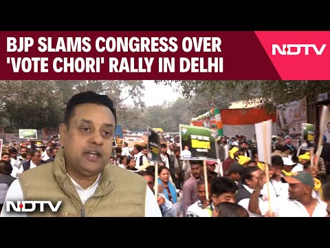 BJP Vs Congress | BJP Slams Congress Over 'Vote Chori' Rally in Delhi