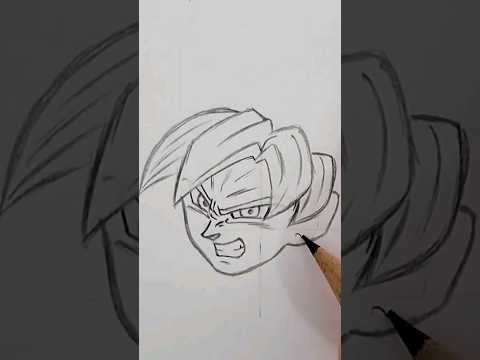 Drawing Goku Unleashed Ultimate Power Surge