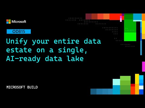 Unify your entire data estate on a single, AI-ready data lake | OD815