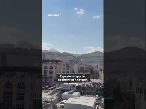 <strong>Air</strong> strikes target Houthi positions <strong>in</strong> Yemen’s Sanaa