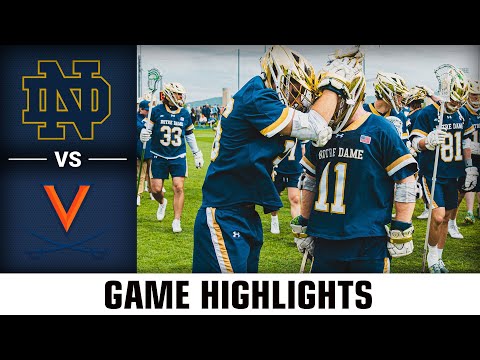 Notre Dame vs. Virginia Game Highlights | 2024 ACC Men’s Lacrosse