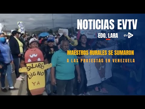 Maestros rurales se sumaron a las protestas en Venezuela | 01/27/2023