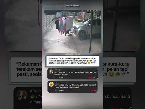 🐢 “Kirain angin… ternyata kura-kura yang mindahin jemuran 😭😂”