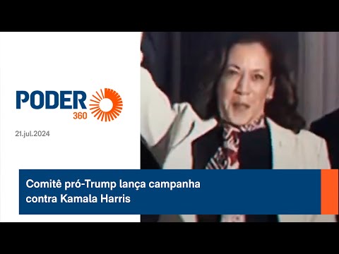 Comitê pró-Trump lança campanha contra Kamala Harris