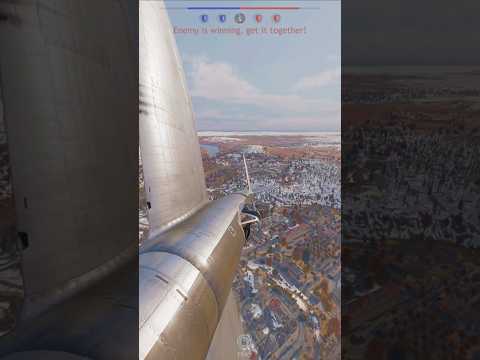 P-47D Thunderbolt suffer a flesh wound #enlisted #gaijin #shorts