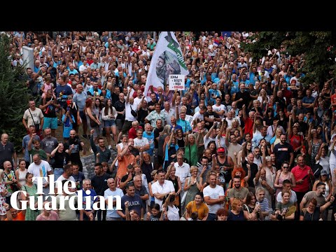 Thousands take to streets in Serbia to protest against proposed lithium mine